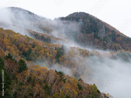 美しい紅葉 大河原峠