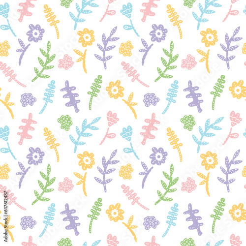 Cute flowers. Can be printed on any material  package  merch  fabric  home.