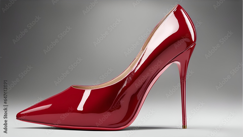 Elegant Red High Heels Shoes Elegant Red High Heels Shoes