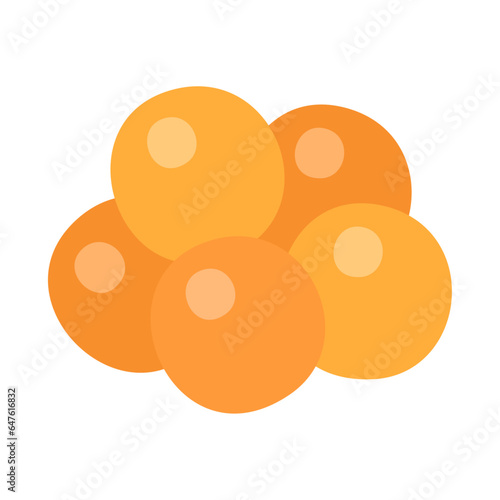 金柑の甘露煮。フラットなベクターイラスト。
Candied kumquats. Flat designed vector illustration.
