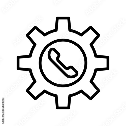 Call preferences Vector Icon

