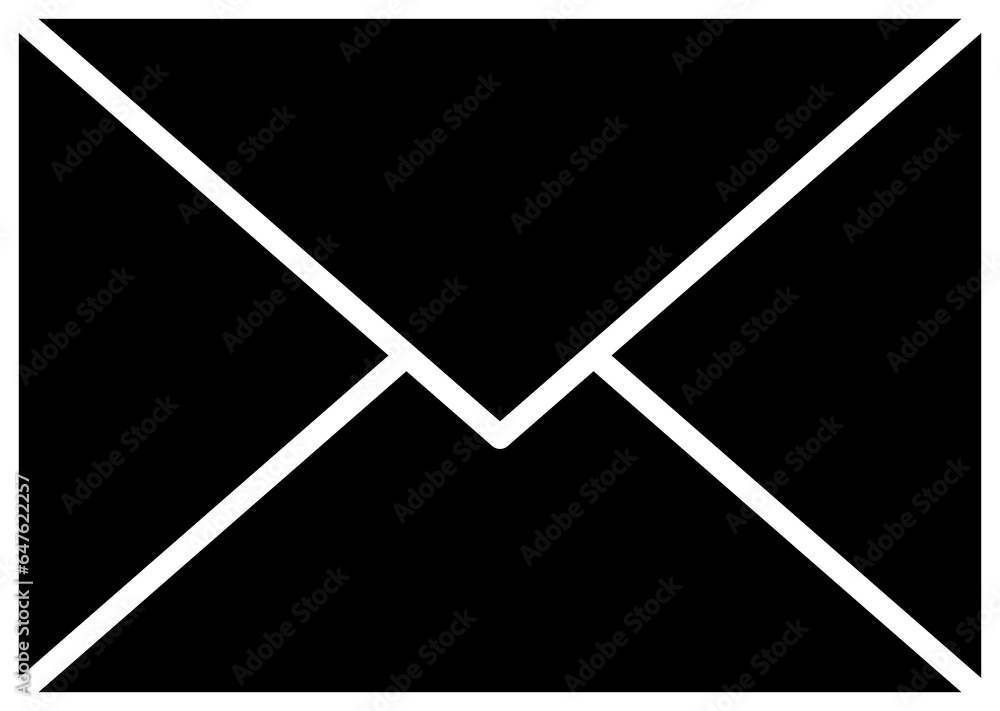 Letter email icon silhouette. Mail envelope symbol. Letter email icon silhouette. Mail envelope symbol.