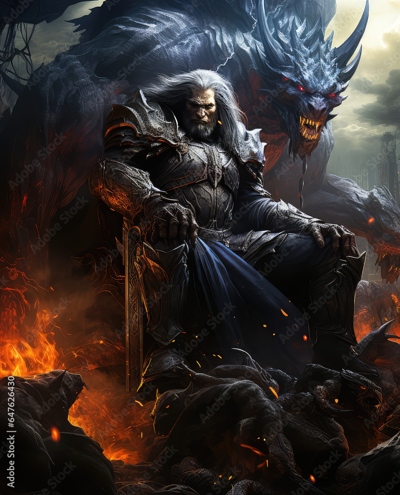 The Malevolent Reign: Evil Devil, Lord of Darkness, Commanding the Infernal Realms of Hell Generative AI The Malevolent Reign: Evil Devil, Lord of Darkness, Commanding the Infernal Realms of Hell Generative AI
