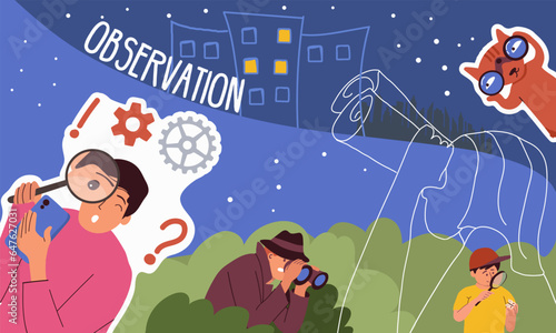Observation Flat Collage