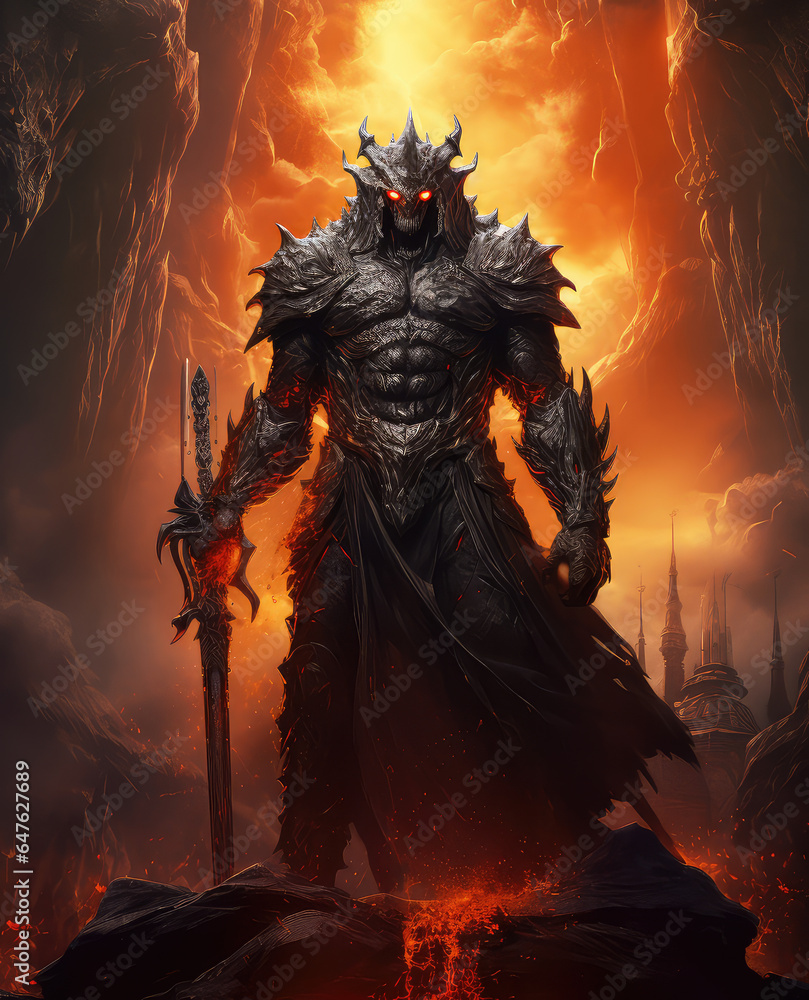 The Malevolent Reign: Evil Devil, Lord of Darkness, Commanding the Infernal Realms of Hell Generative AI The Malevolent Reign: Evil Devil, Lord of Darkness, Commanding the Infernal Realms of Hell Generative AI