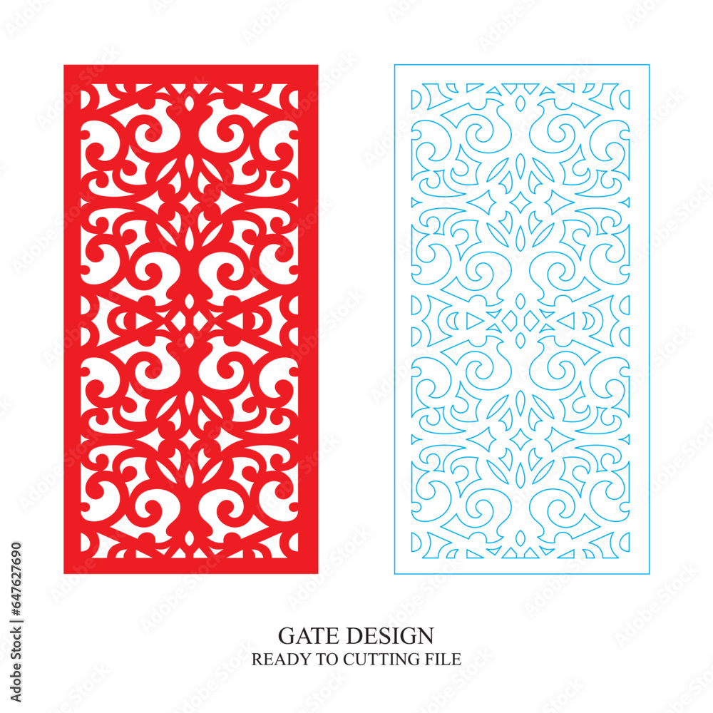 Gate Jali Design for laser Graphic and Plywood, Partition, Cnc Router Design, Acrylic and CNC Machine laser Cutting vector Gate Jali Design for laser Graphic and Plywood, Partition, Cnc Router Design, Acrylic and CNC Machine laser Cutting vector