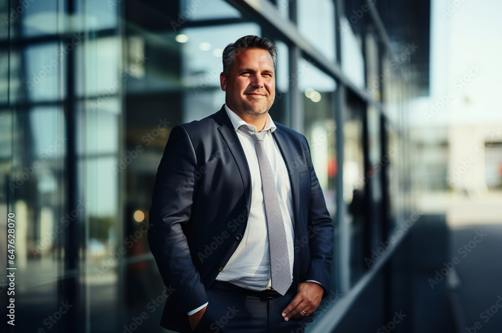 Photo of plus size manager or boss Photo of plus size manager or boss