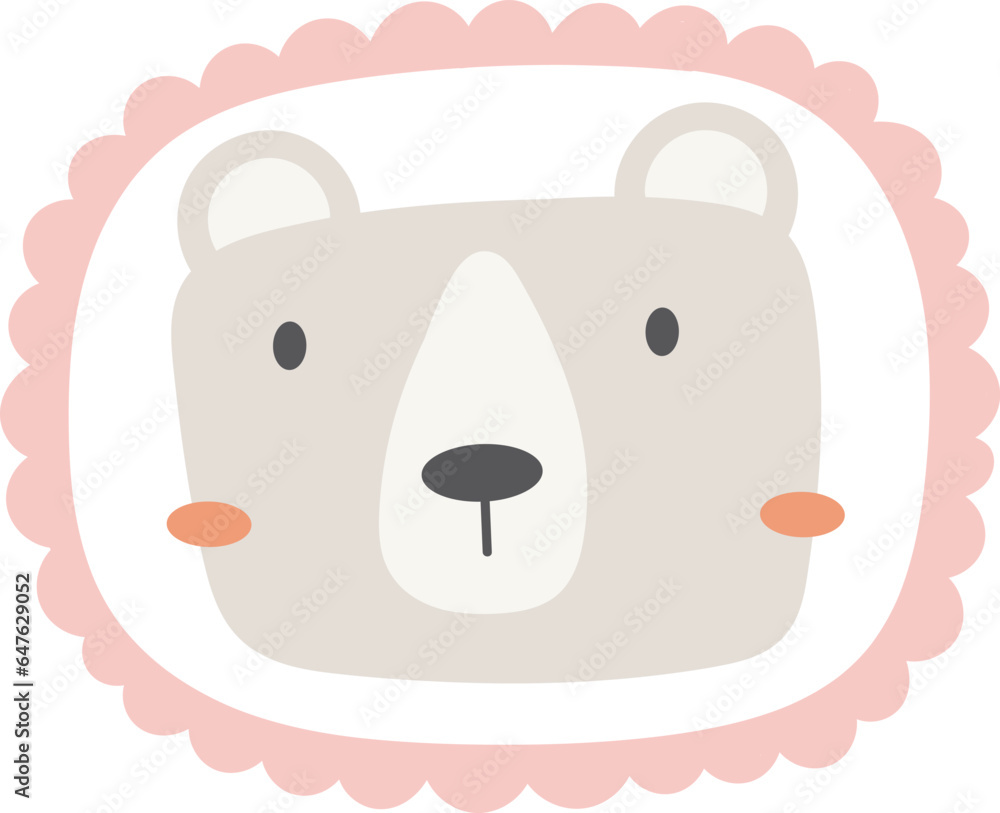 Bear Face Portrait Bear Face Portrait