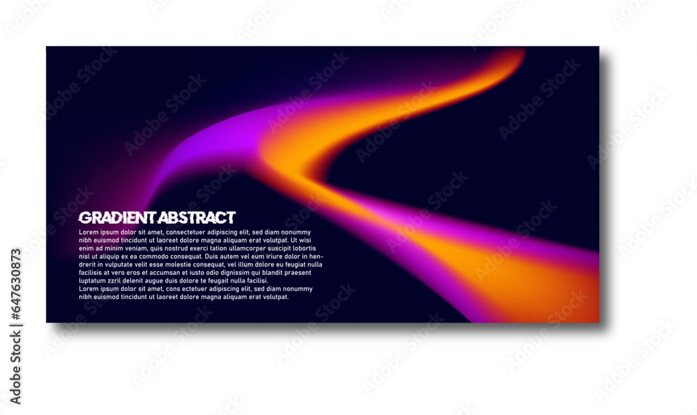 Naklejka premium Abstract color gradient, modern blurred background and texture, template with an elegant design concept, minimal style composition, Trendy Gradient for your graphic design