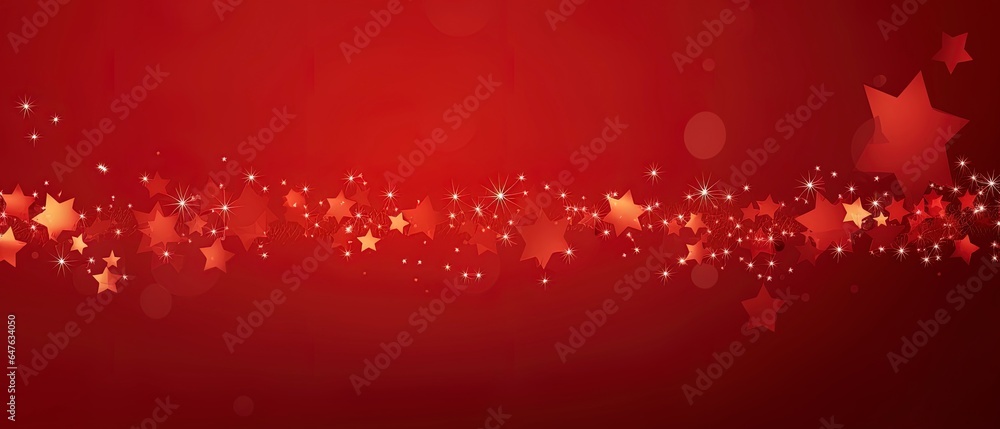 Christmas themed banner with blank space for text on a red background. Christmas themed banner with blank space for text on a red background.