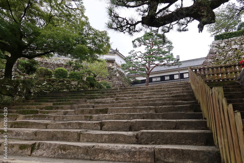 A Japanese Castle : Kochi-jyo Castle in Kochi City in Kochi Prefecture 日本のお城：高知県高知市にある高知城