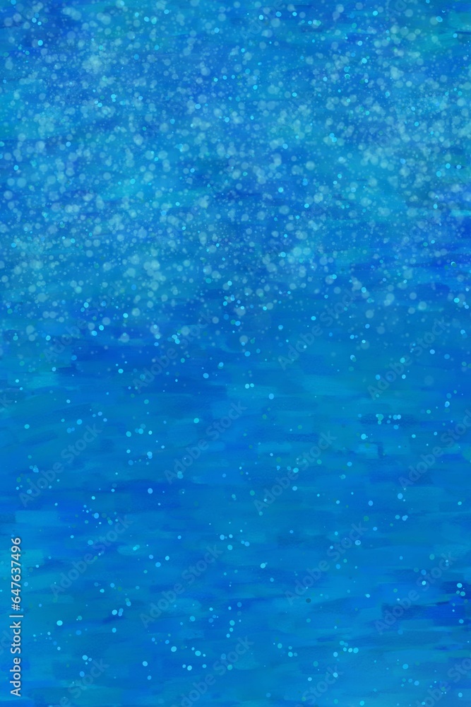 blue water background poster paint.