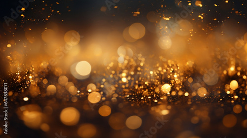 Golden Glow, A mesmerizing bokeh dust blur effect