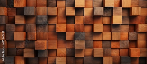 block pattern background with wooden texture