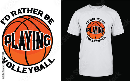 Volleyball t-shirt design