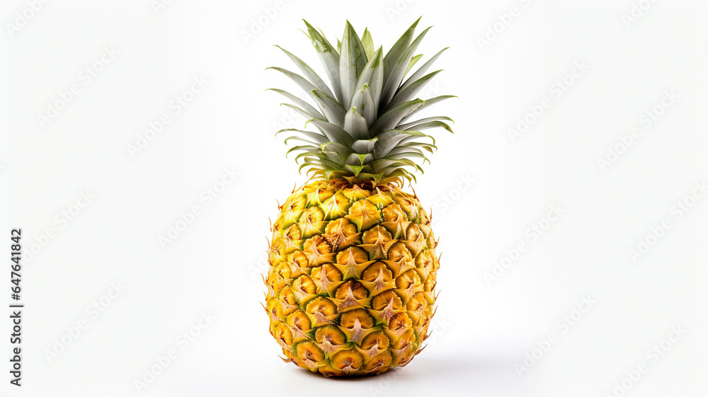 pineapple isolated on white background pineapple isolated on white background