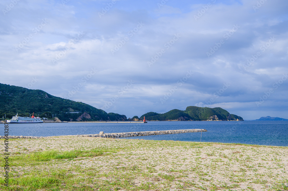 Fototapeta premium 小豆島から見る瀬戸内海 くもり