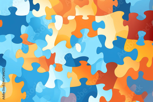 Business connect puzzle problem concept solution teamwork piece jigsaw game