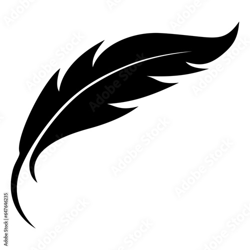 silhouette de plume