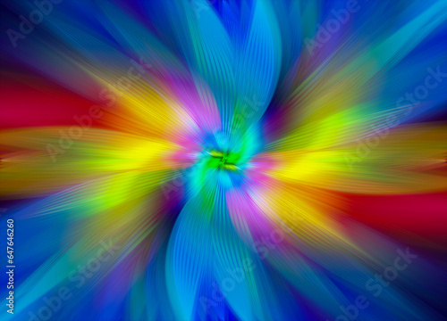 Abstract Twisted Light Fibers. Anime Effects Background Overlay Blend. Modern Fractal Floral Leaf Design Fantasy Majestic Background. Illuminated Light Painting. Computer Generated Majestic Wallpaper © Aniebert