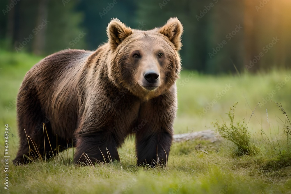 brown bear in the forest brown bear in the forest