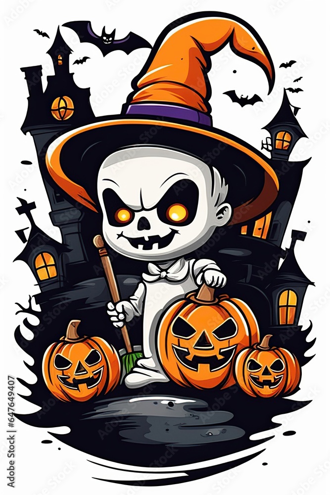 Happy Halloween party posters set with night clouds and pumpkins in paper cut style. Vector illustration. Full moon, witch cauldron, spiders web and flying bat. Place for text. Brochure background Happy Halloween party posters set with night clouds and pumpkins in paper cut style. Vector illustration. Full moon, witch cauldron, spiders web and flying bat. Place for text. Brochure background