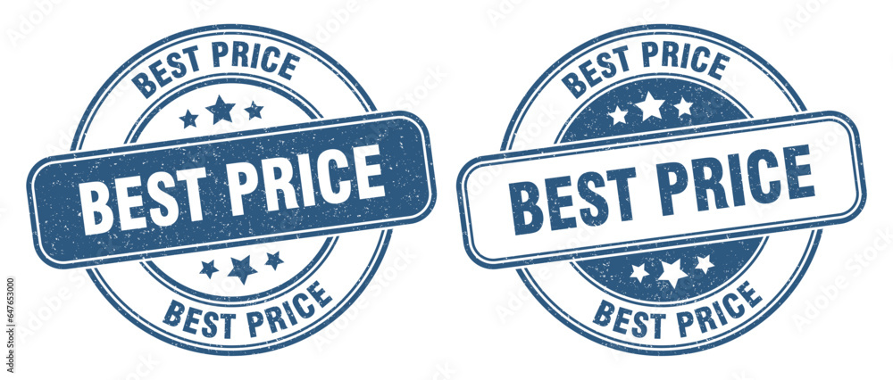 Obraz premium best price stamp. best price label. round grunge sign