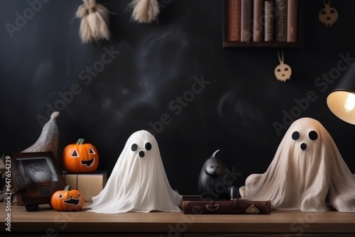 Ghosts, Decorations of Happy Halloween Festival