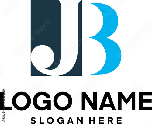jb logo , initial logo vector , alphabet logo vector
