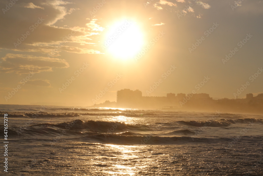 Fototapeta premium sunset over the sea