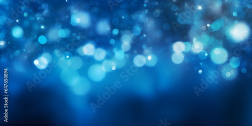 A blue background with a blurry background