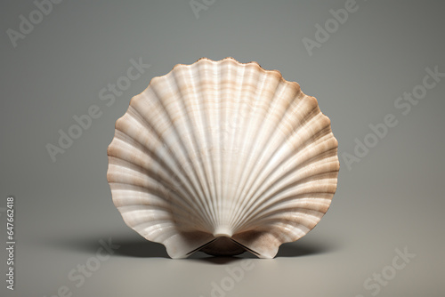 Shell isolated on a neutral background.