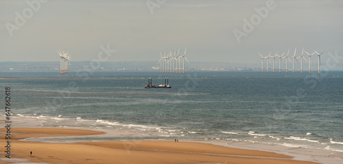 Wind Turbines in the Sea - North East England