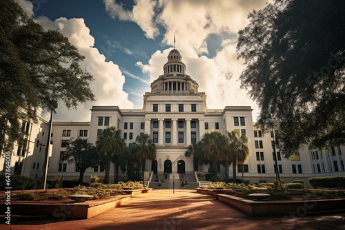 Tallahassee government building. Generative AI