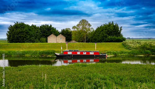 Schilderij op canvas Canals, Rivers, Boats and Barges in the UK