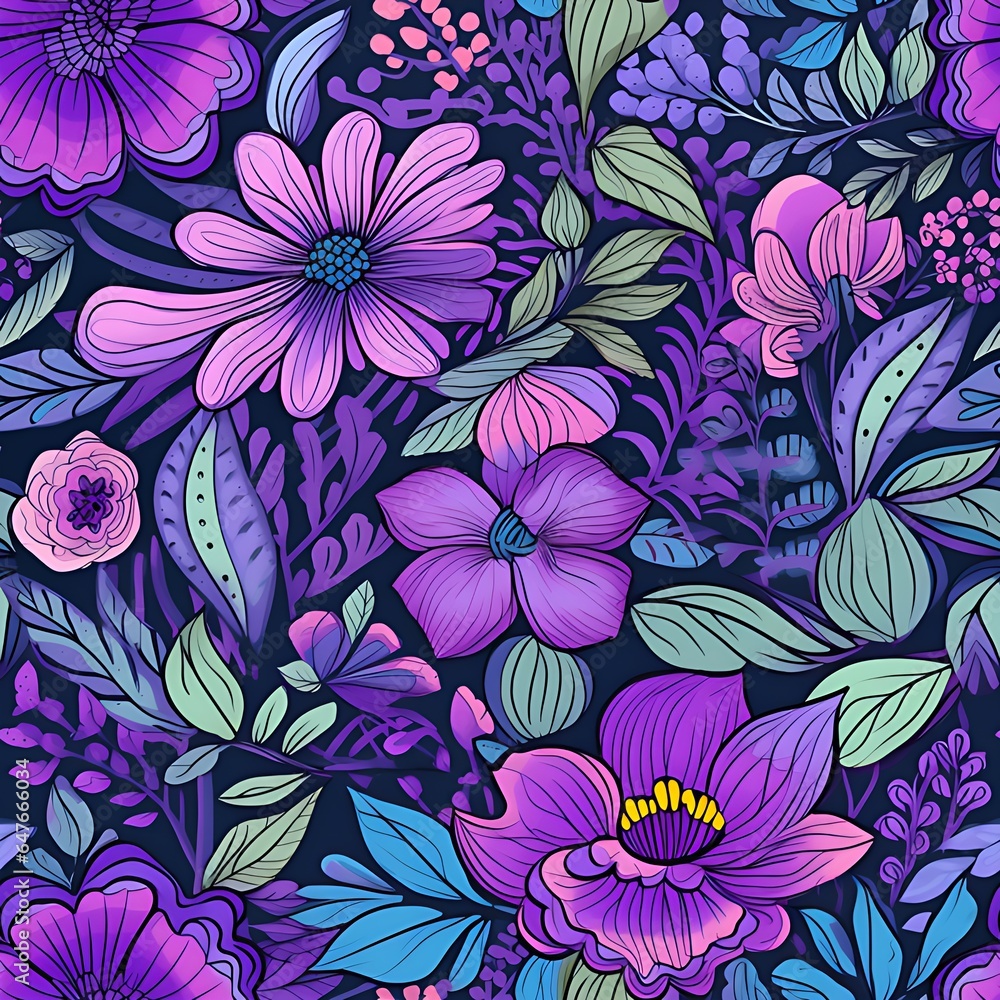 seamless floral pattern seamless floral pattern