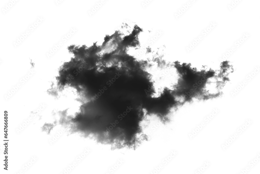 Dym, chmura na białym tle. Bez tła - obrazy, fototapety, plakaty 
