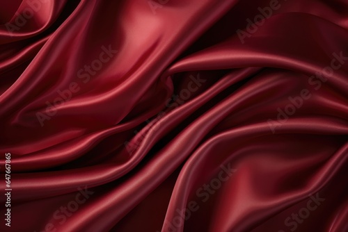 Marsala soft silk fabric