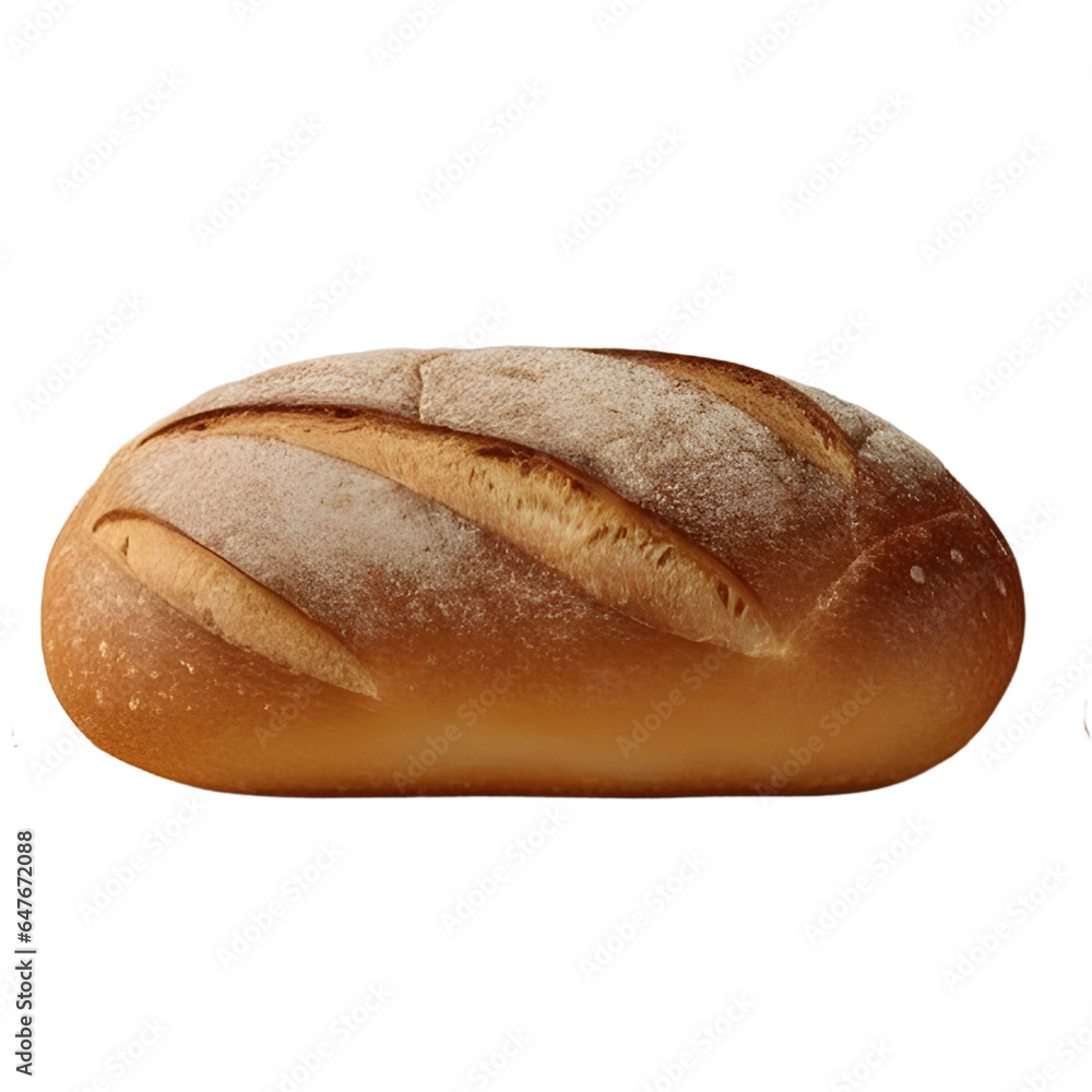 bread isolated on transparent background