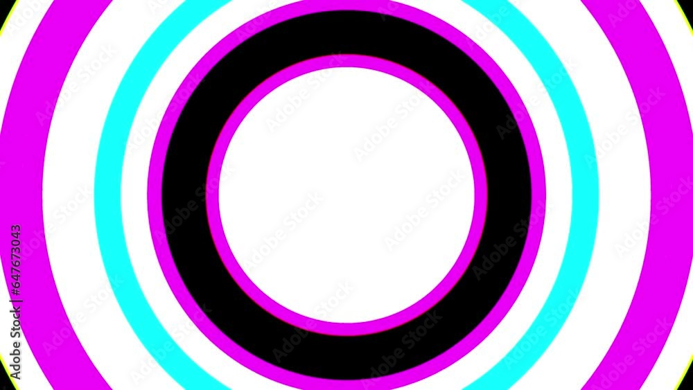 Abstract geometric circle pattern transition animation Abstract geometric circle pattern transition animation