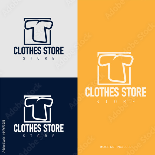 Logo clothing store minimalist