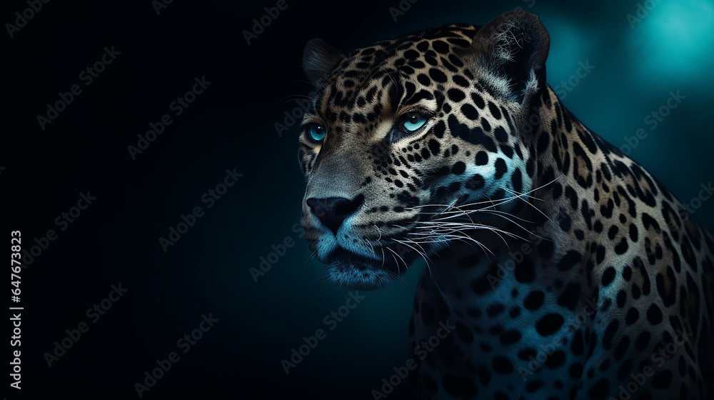 Obraz premium portrait of a leopard