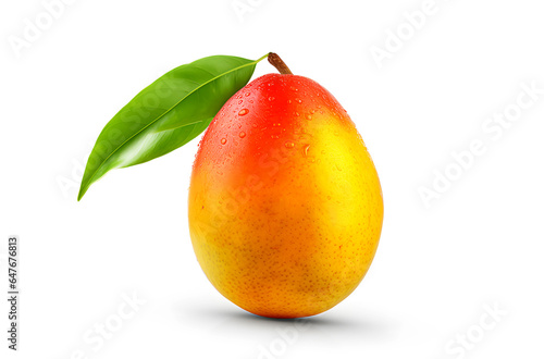Mango is fleshy oval yellowish red tropical fruit that is eaten ripe or used green for pickles or chutneys.