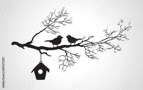 bird on branch