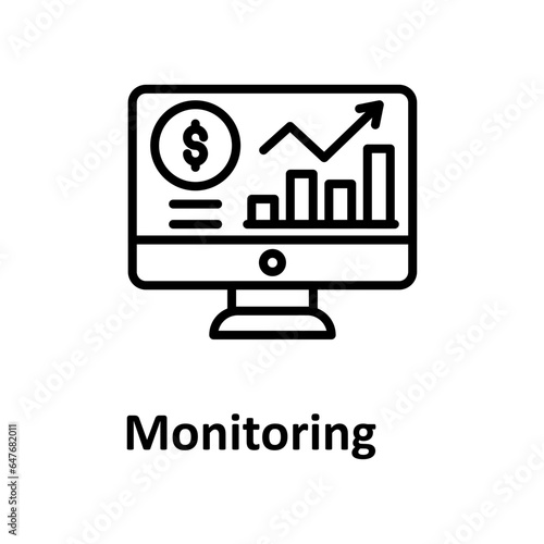 Monitoring Vector Icon

