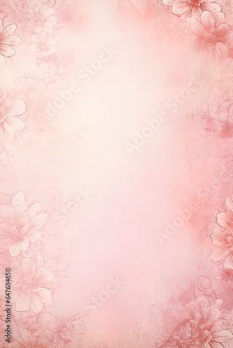 Pastel pink background for the design. Design of postcards, albums, notebooks.