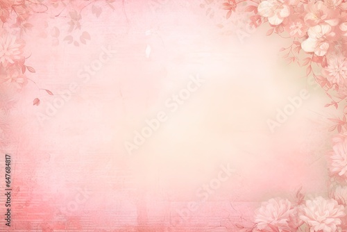Pastel pink background for the design. Design of postcards, albums, notebooks.