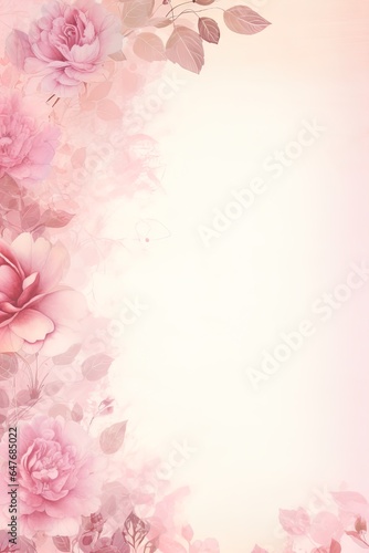 Pastel pink background for the design. Design of postcards, albums, notebooks.
