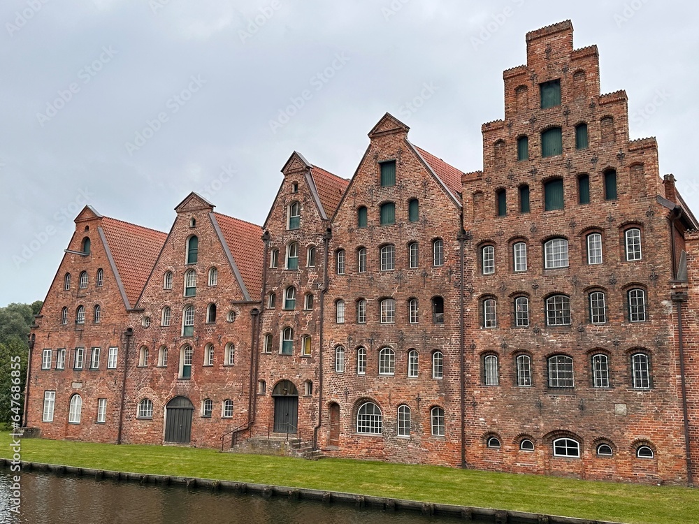 Lagerhäuser aus Backstein in Lübeck Lagerhäuser aus Backstein in Lübeck