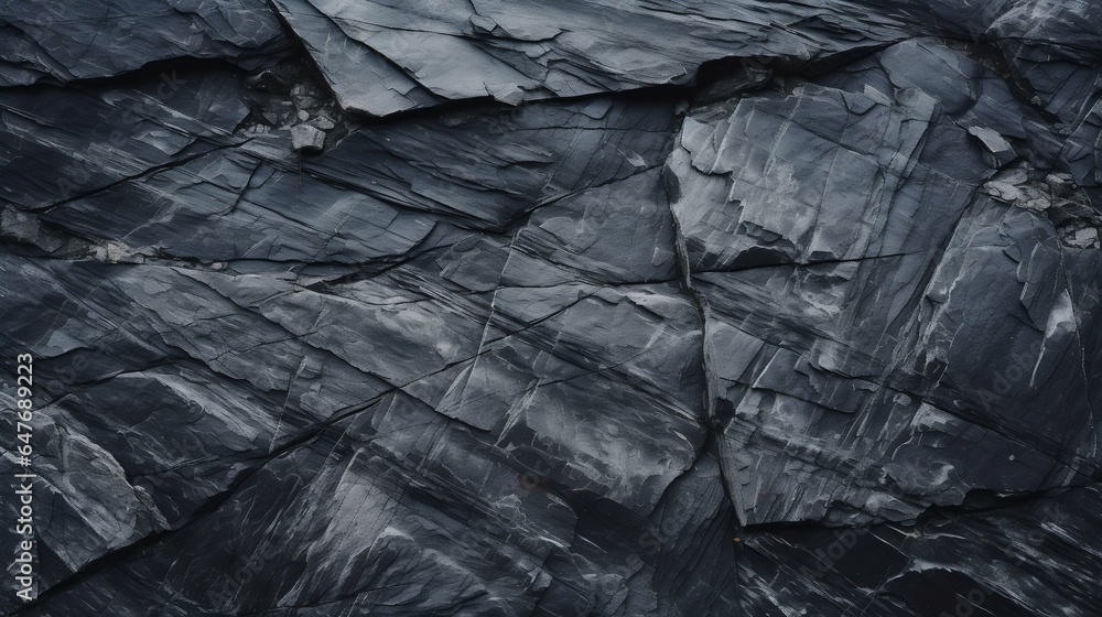 Textured Landscape: Dark Gray Cracked Granite Surface. Generative ai Textured Landscape: Dark Gray Cracked Granite Surface. Generative ai